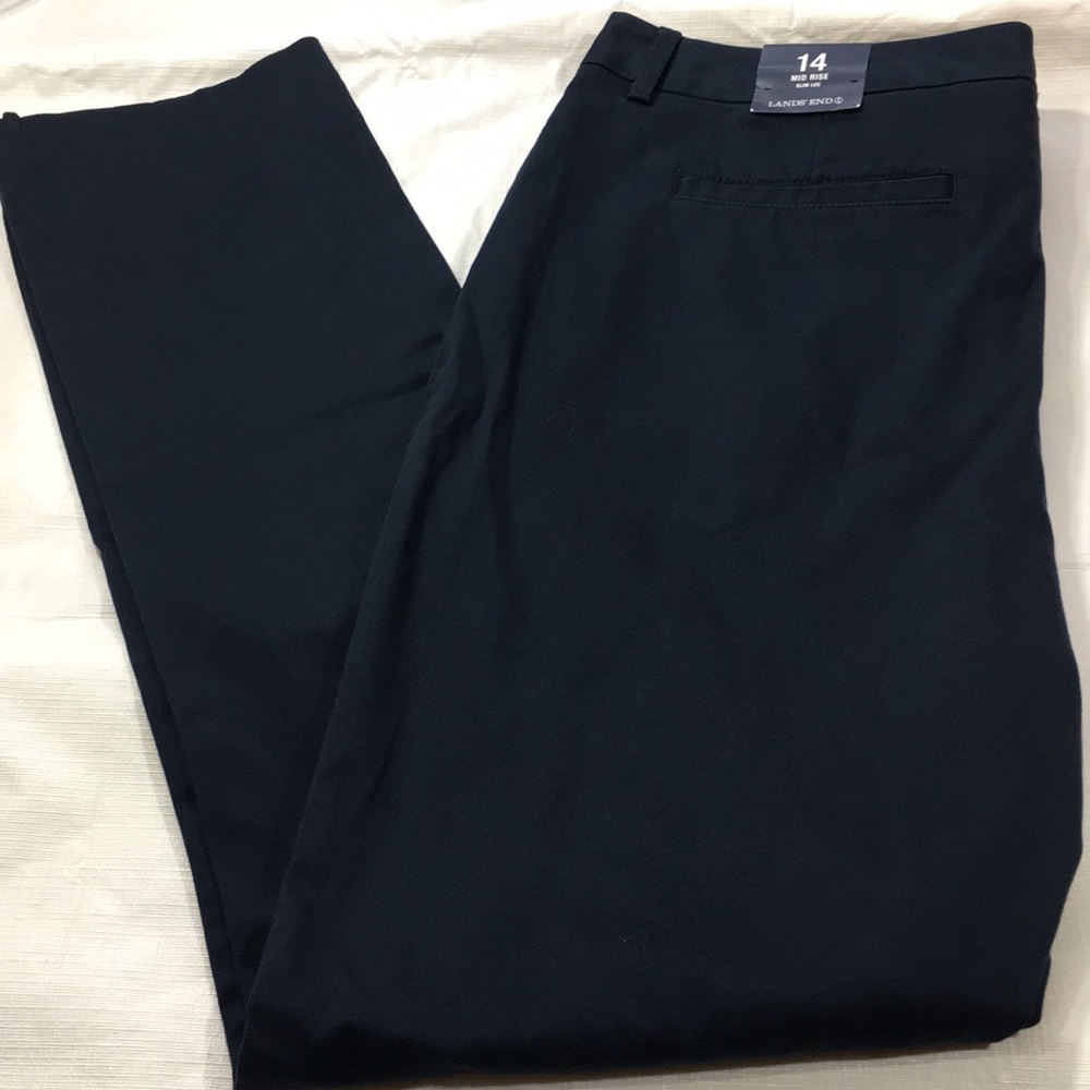 Lands End Slim Leg SZ 14, 32 inseam NWT